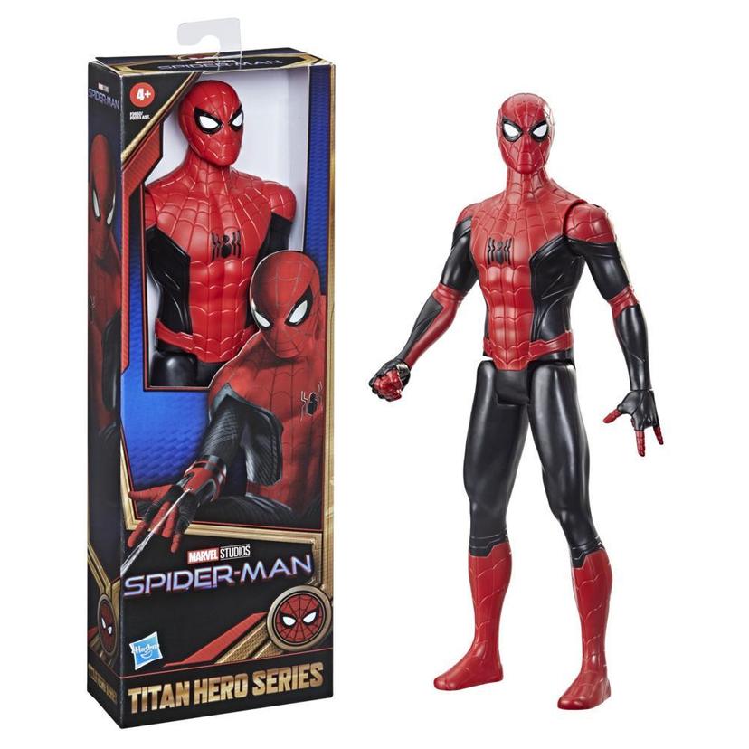 Spider-Man con el nuevo traje negro y rojo de Marvel Spider-Man Titan Hero Series product image 1