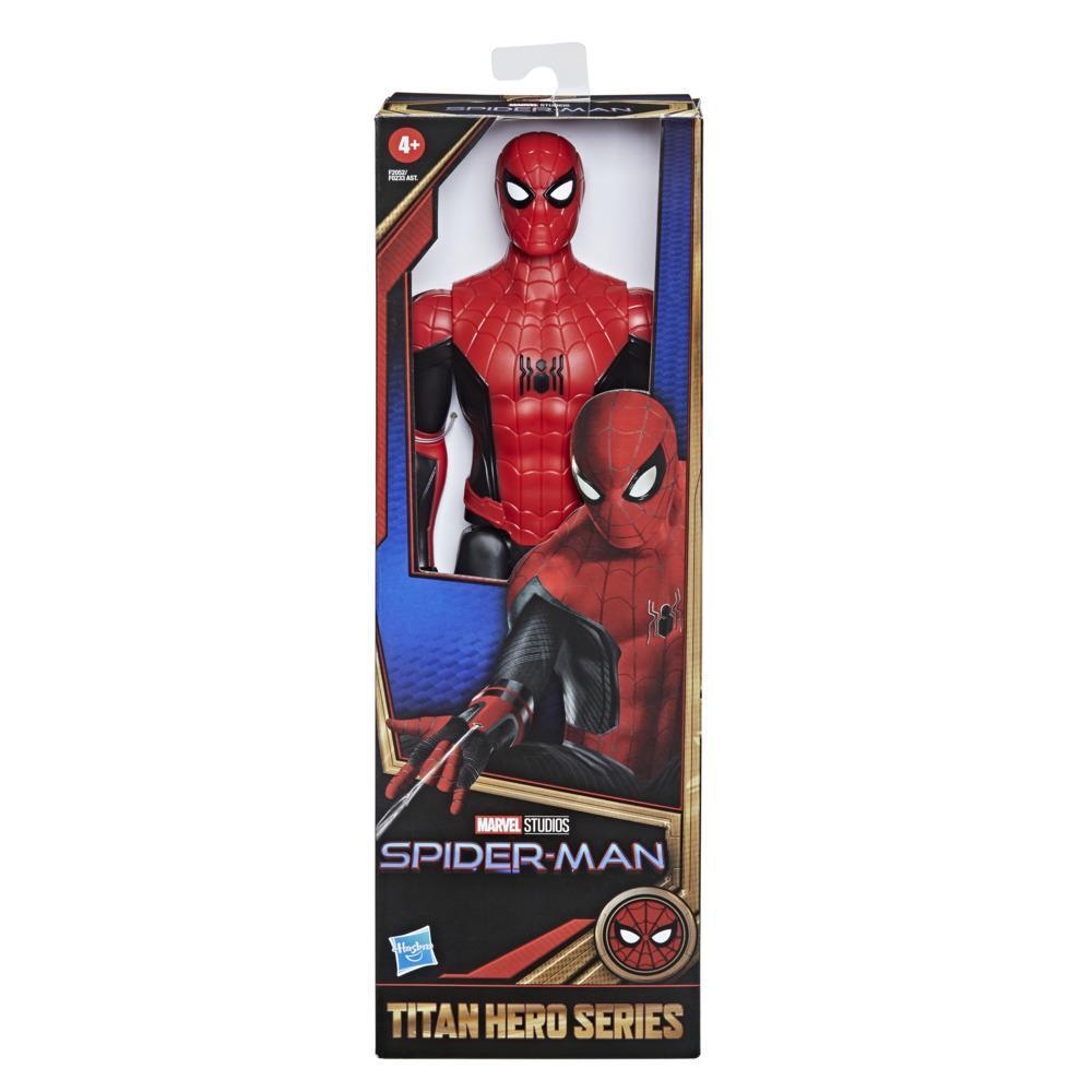 Spider-Man con el nuevo traje negro y rojo de Marvel Spider-Man Titan Hero Series product thumbnail 1