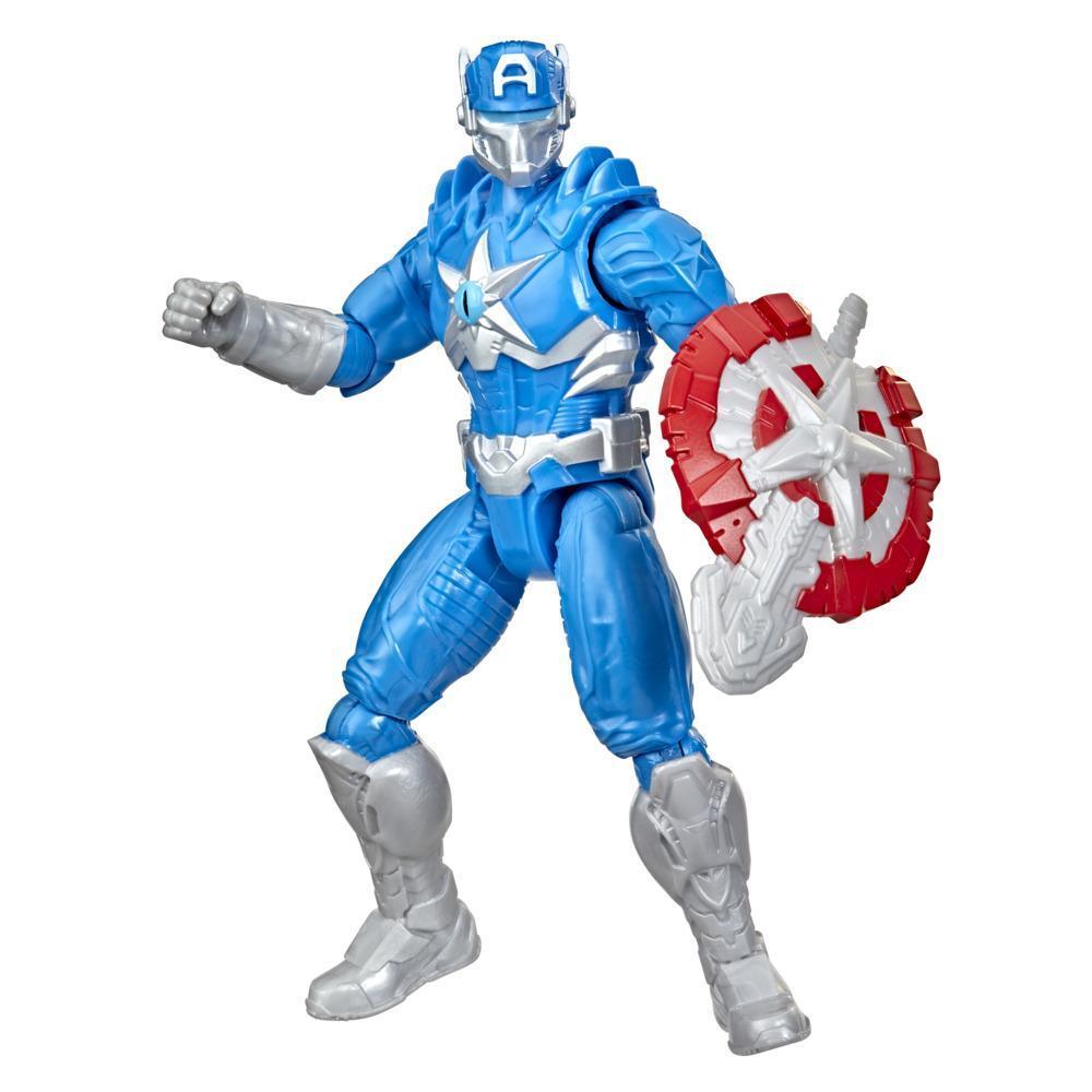 Marvel Avengers Mech Strike Monster Hunters - Figura Capitán América de 15 cm product thumbnail 1