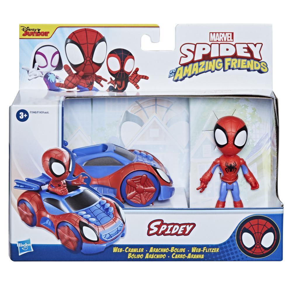 Marvel Spidey and His Amazing Friends - Spidey con coche arácnido product thumbnail 1