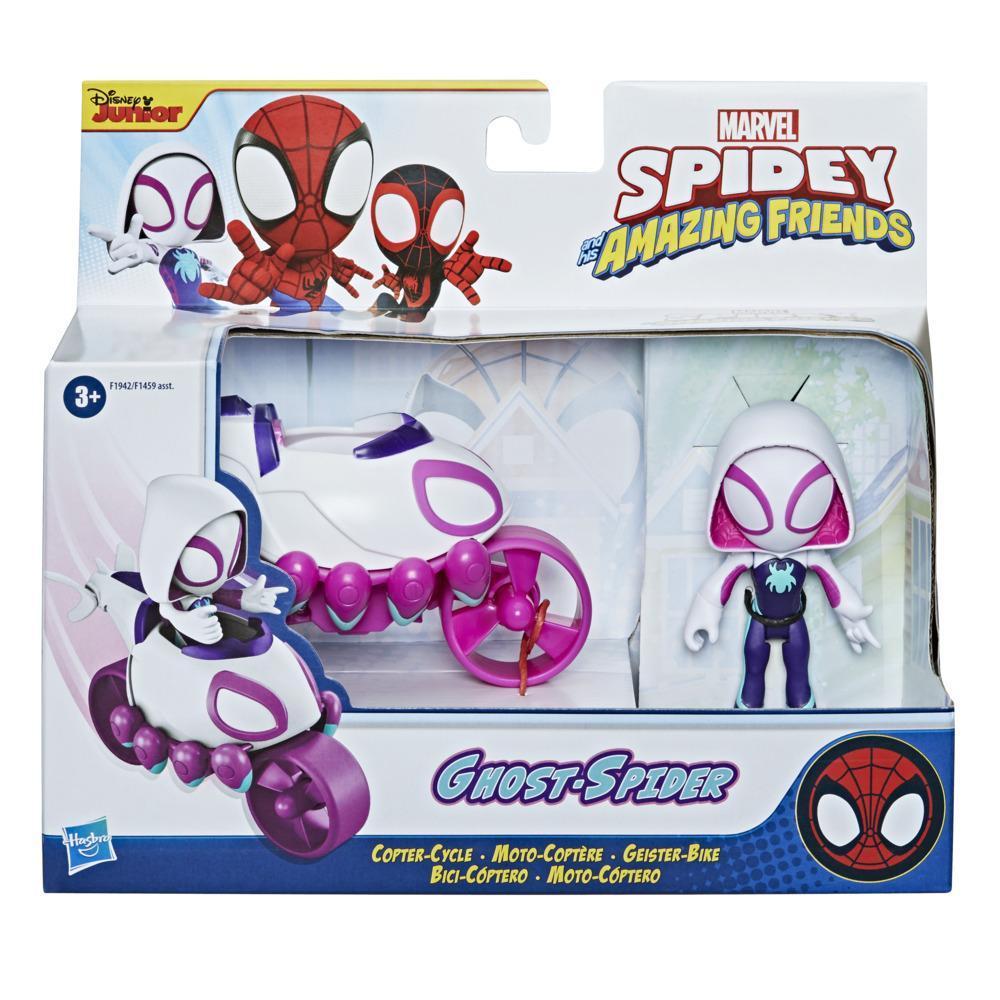 Marvel Spidey and His Amazing Friends - Ghost Spider con Moto-cóptero product thumbnail 1