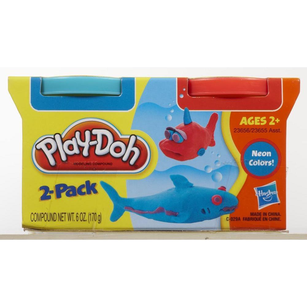 Pack PLAY-DOH de 2 unidades: azul y rojo product thumbnail 1