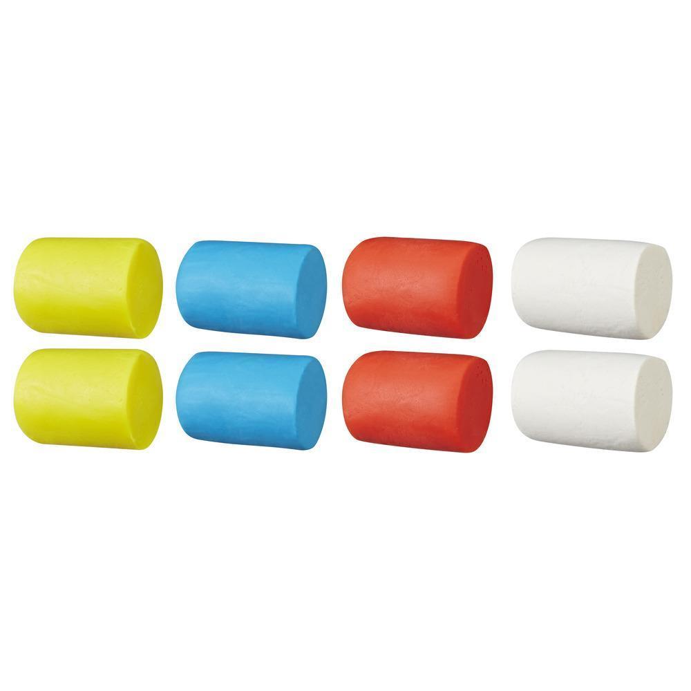 Play-Doh Súper lata de 896 g de masa modeladora no tóxica con 4 colores clásicos - Rojo, azul, amarillo y blanco product thumbnail 1