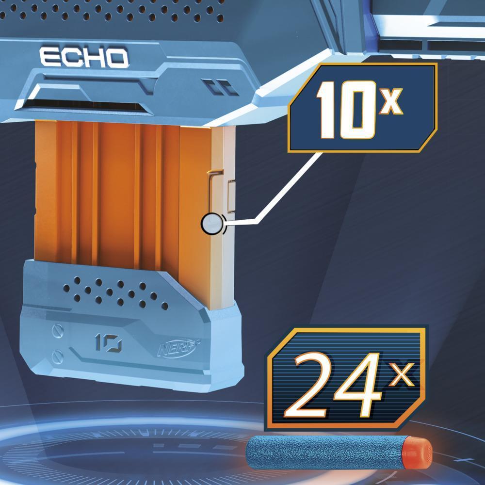 Nerf Elite 2.0 Echo CS-10 - 24 dardos Nerf, clip de 10 dardos, culata desmontable, extensión del cañón, 4 rieles tácticos product thumbnail 1