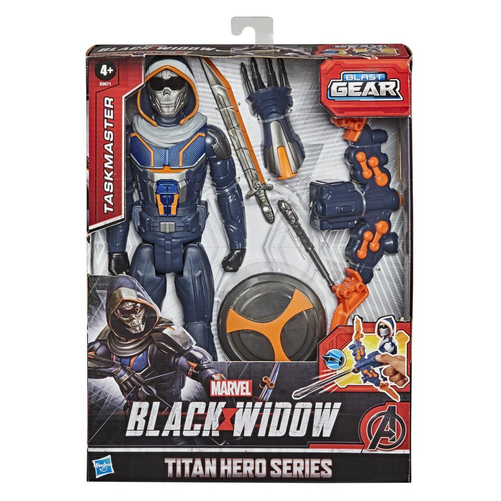 Marvel Black Widow Titan Hero Series Blast Gear - Figura del Supervisor de 30 cm - Con lanzador y proyectiles - Edad: 4+ product thumbnail 1