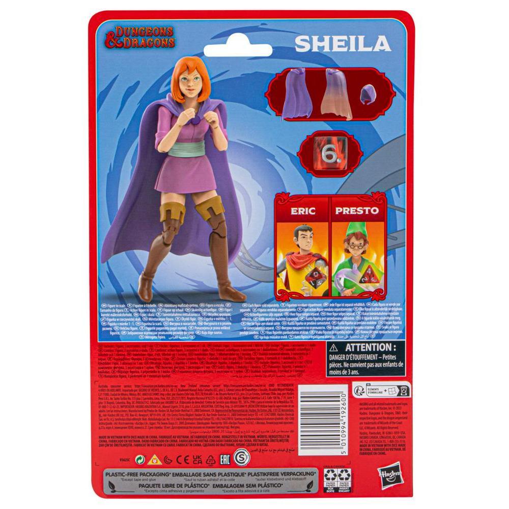 Dungeons & Dragons Cartoon Classics Sheila Action Figure, 6-Inch Scale product thumbnail 1