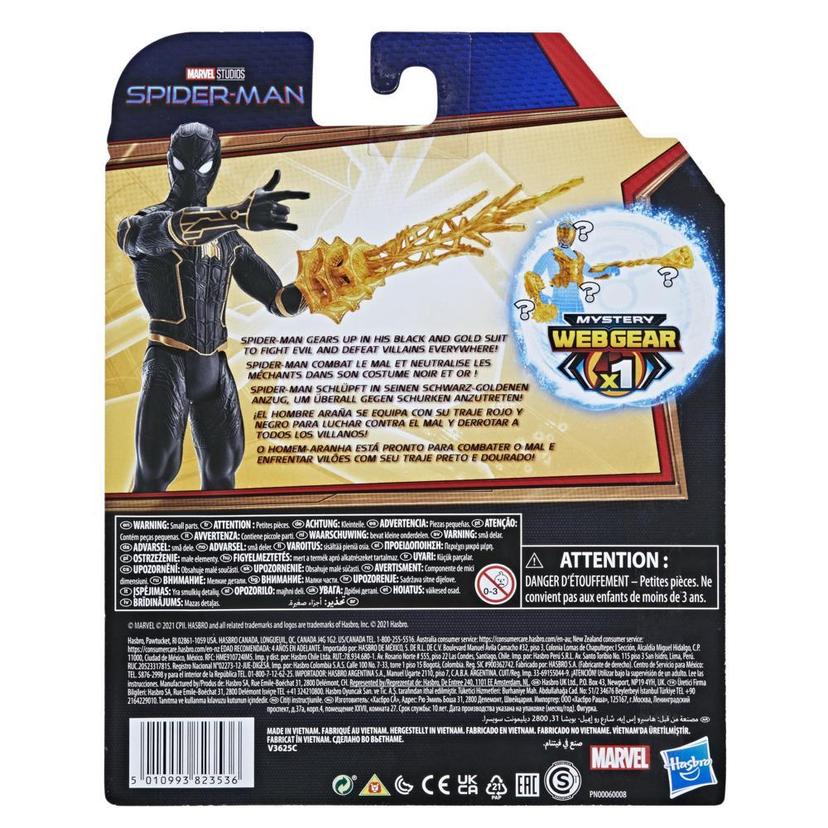  SPIDER-MAN FILM BLACK AND GOLD SUIT FIGURKA 15 CM product image 1
