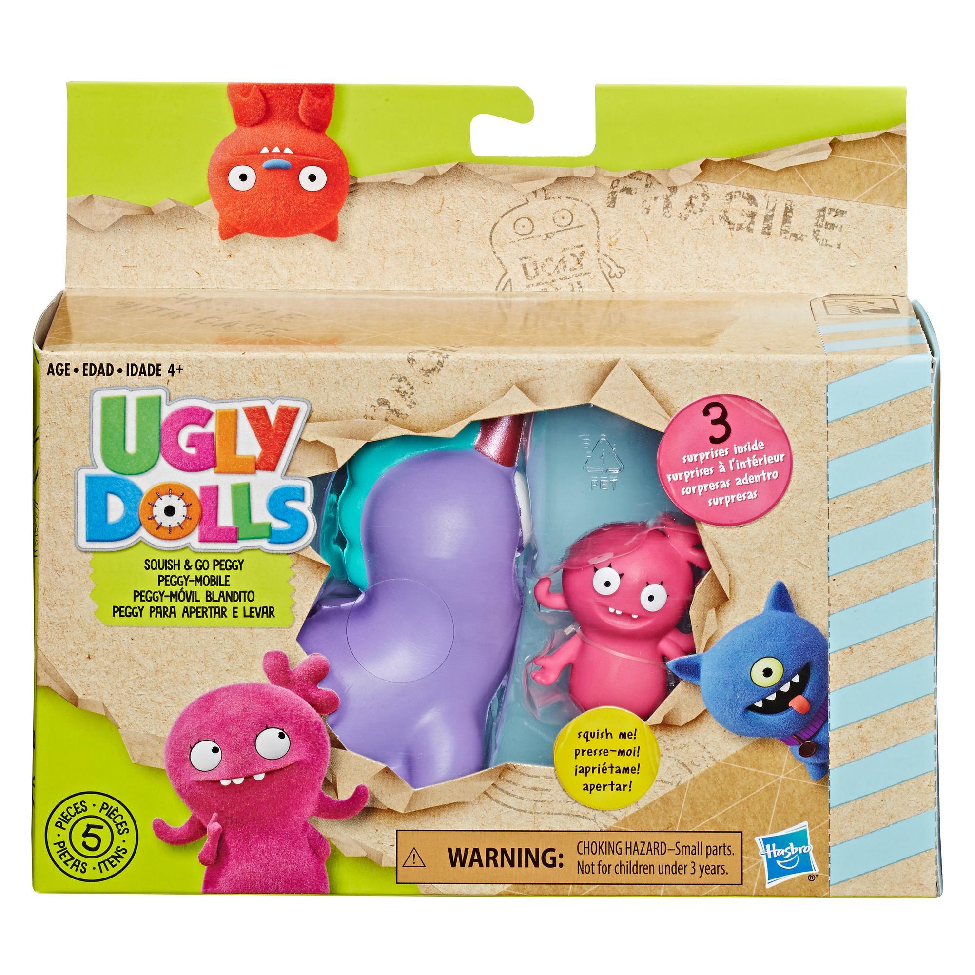 UglyDolls Moxy e Peggy para apertar e levar - 2 brinquedos com acessórios product thumbnail 1