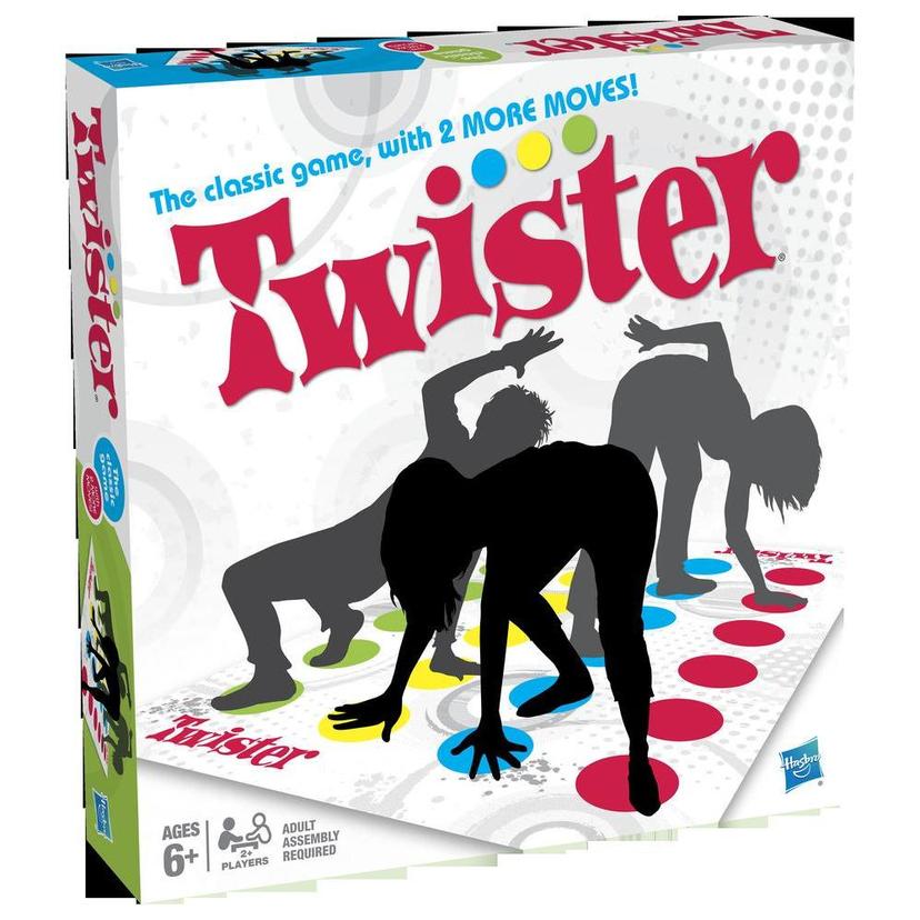 Jogo Twister Novo, com Tapete Clássico Twister e Roleta com Seta - 98831 - Hasbro Gaming product image 1