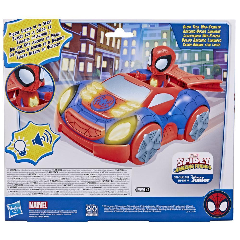 Marvel Spidey and His Amazing Friends - Carro-Aranha com luzes product thumbnail 1