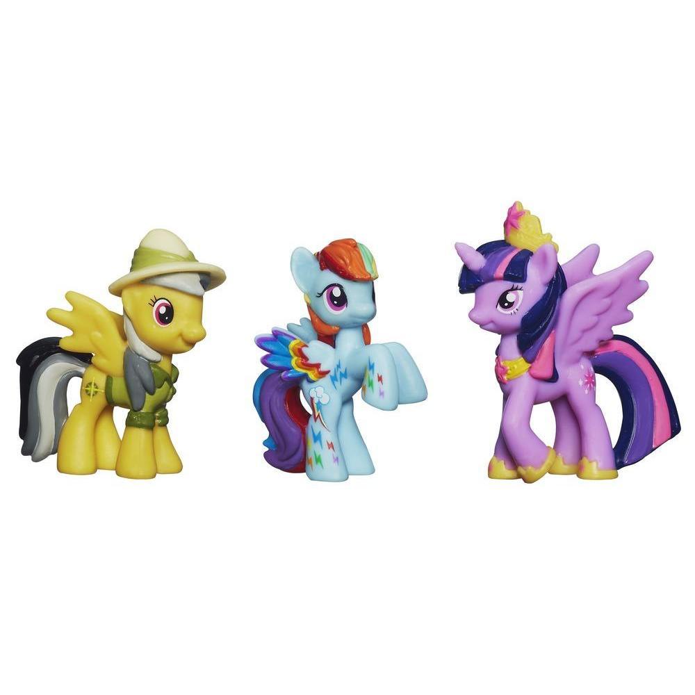 Mini-colectie de 3 figurine "Povestea poneilor curajosi" My Little Pony product thumbnail 1
