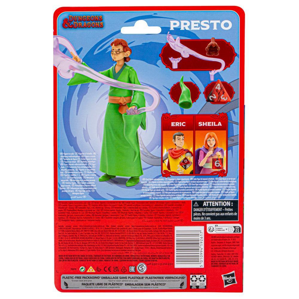 Dungeons & Dragons Cartoon Classics Presto Action Figure, 6-Inch Scale product thumbnail 1